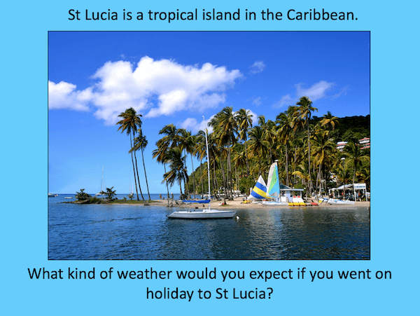Comparing the weather of St Lucia and the UK - cover image 2