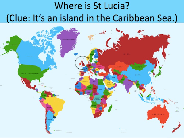 Identifying human and physical features of St Lucia - cover image 1