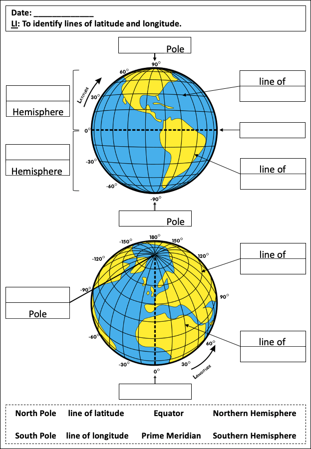 Show Me A Globe With Latitude Lines