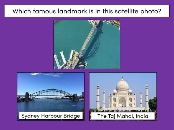 Investigating satellite photos of famous world landmarks - cover image 4
