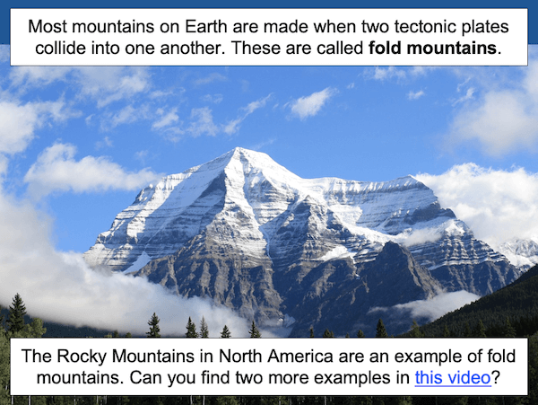 how are mountains formed
