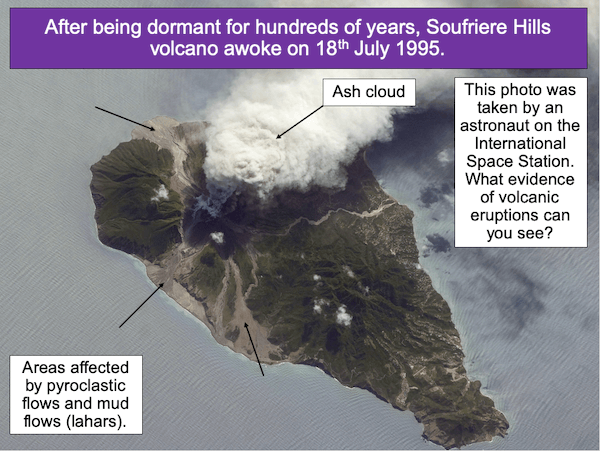 Exploring the effects of volcanic eruptions on Montserrat - cover image 1