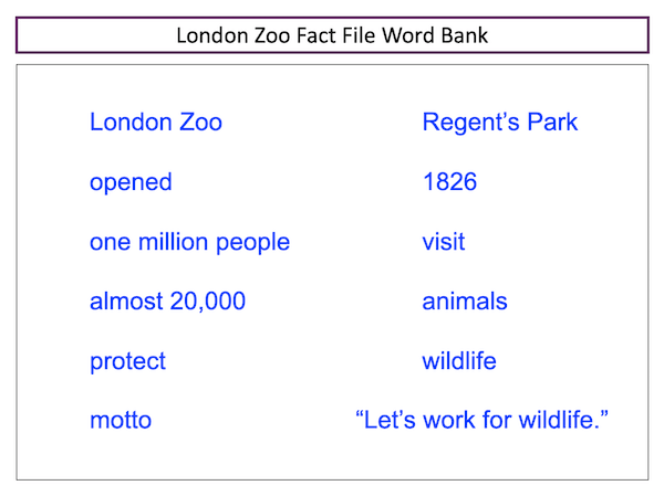 Introduction to London Zoo - prompt - hardest