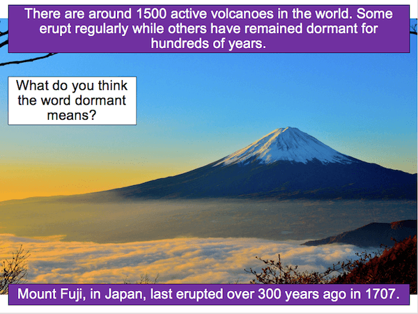 Locating the world's famous volcanoes - cover image 1