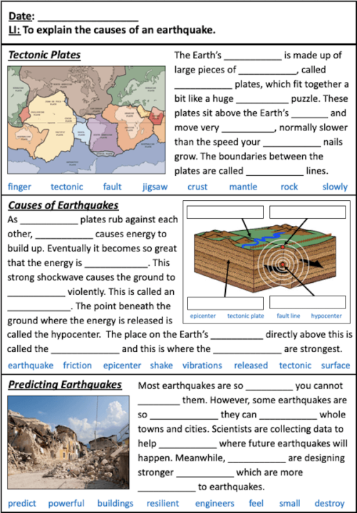 earthquakes essay
