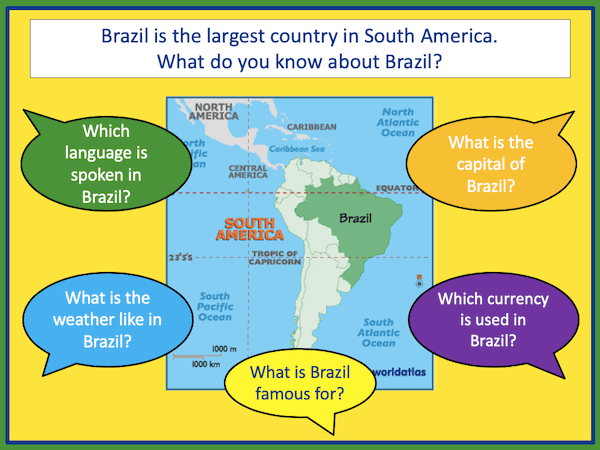 Writing a Brazil fact file - presentation 1