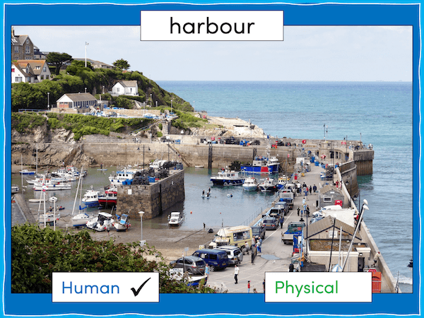Identifying human and physical features of the seaside - presentation 2