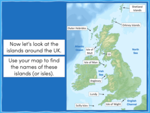 Identifying islands of the UK - presentation 5