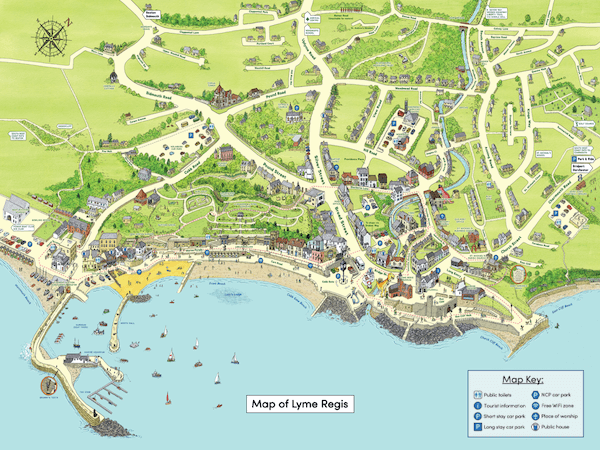 Investigating Lyme Regis - activity - map prompt